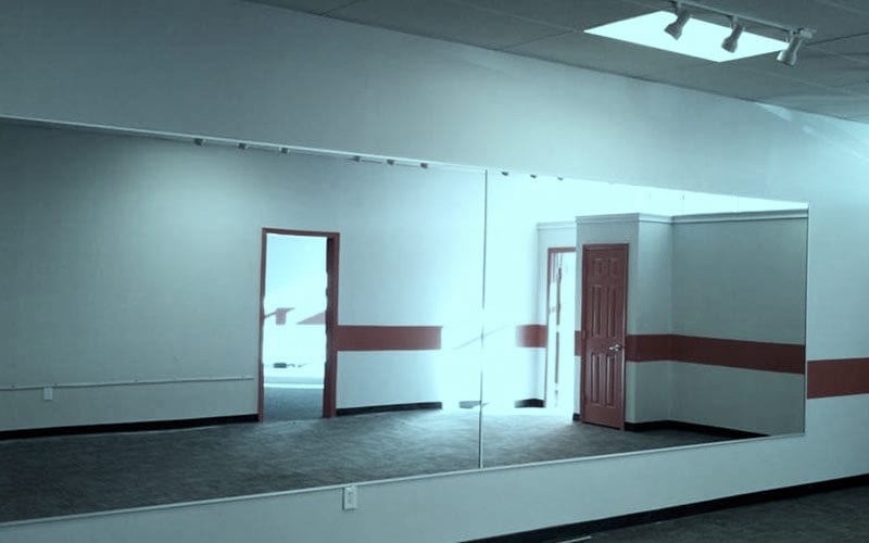 Custom mirror installed by A and E Glass Repair in Atlanta